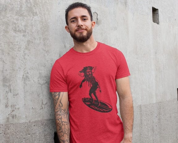 Blackbeard Surfer Dude Shirt SHIRT HOUSE OF SWANK