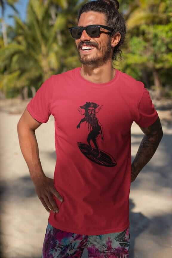 Blackbeard Surfer Dude Shirt SHIRT HOUSE OF SWANK