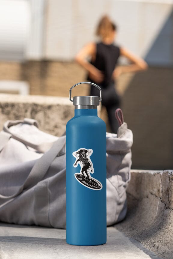 Blackbeard Surfer Dude Sticker Decorative Stickers HOUSE OF SWANK