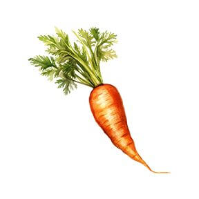 Carrot Sticker Decorative Stickers HOUSE OF SWANK