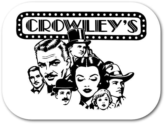 Crowley's Lounge Raleigh Vinyl Sticker Decorative Stickers HOUSE OF SWANK