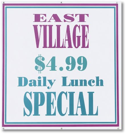 East Village Bar Raleigh Vinyl Sticker Decorative Stickers HOUSE OF SWANK