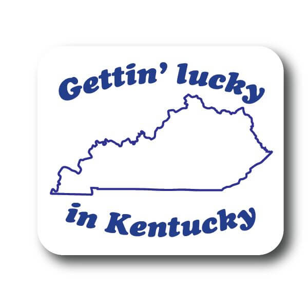 Getting Lucky in Kentucky Sticker Decorative Stickers HOUSE OF SWANK