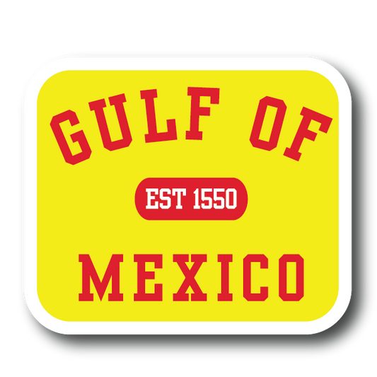 Gulf of Mexico Sticker Decorative Stickers HOUSE OF SWANK