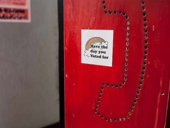 🌈 Have the Day you Voted For Sticker Decorative Stickers HOUSE OF SWANK