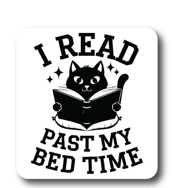I Read Past my Bedtime Sticker Decorative Stickers HOUSE OF SWANK