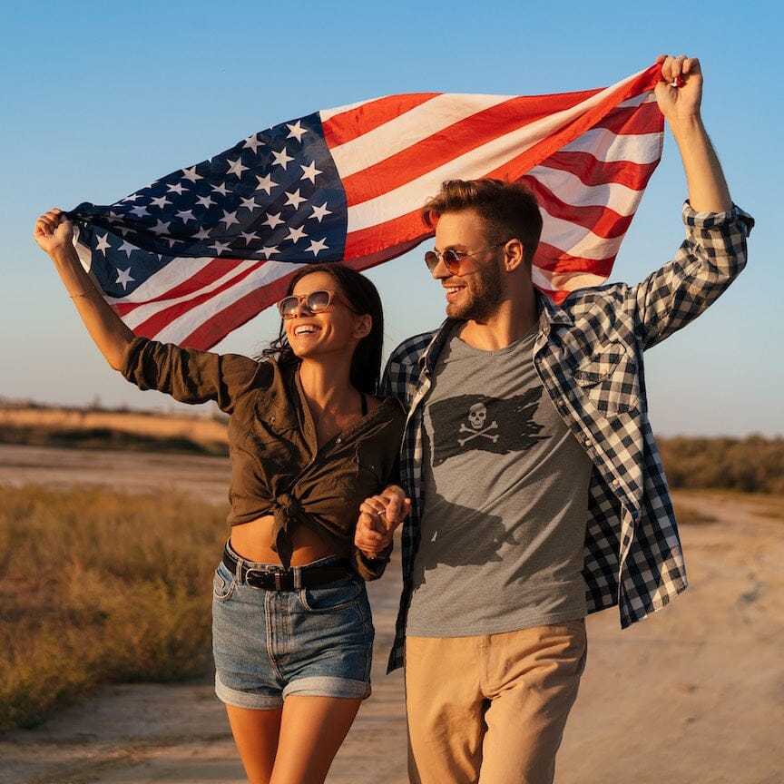 Jolly Roger Flag Shirt - SHIRT - House of Swank Raleigh NC