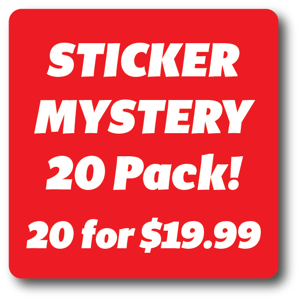 Mystery Sticker 20 Pack Decorative Stickers HOUSE OF SWANK
