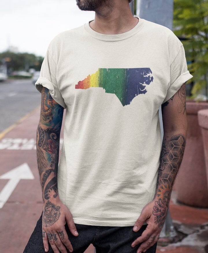 NC PRIDE RAINBOW LGBTQ Shirt - SHIRT - House of Swank Raleigh NC