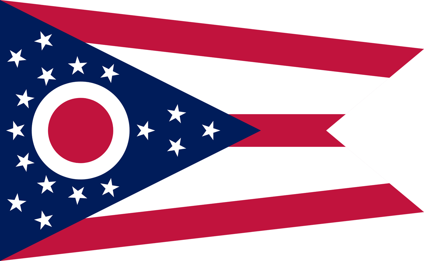 Ohio State Flag Vinyl Sticker Vinyl Stickers House of Swank
