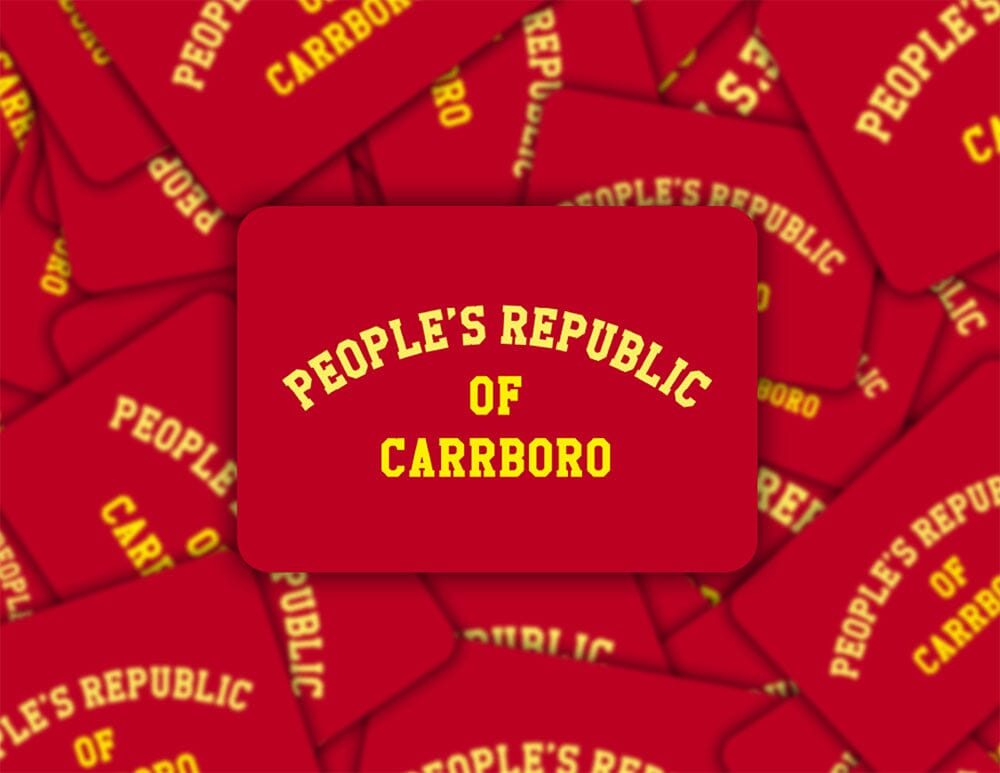 People's Republic of Carrboro Sticker Decorative Stickers HOUSE OF SWANK