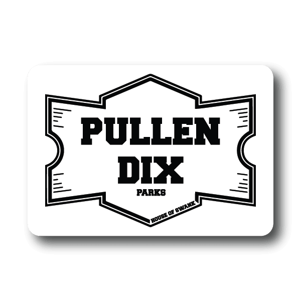 Pullen Dix Parks Sticker Decorative Stickers HOUSE OF SWANK