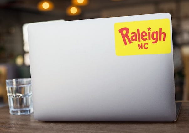 Raleigh NC Biscuit Sticker – Limited Edition NC Vinyl Sticker (Copy) Decorative Stickers HOUSE OF SWANK