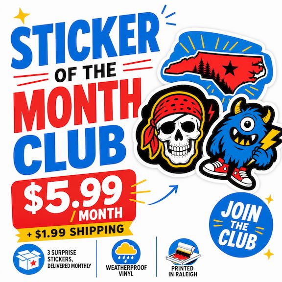 Sticker of the Month Club House of Swank