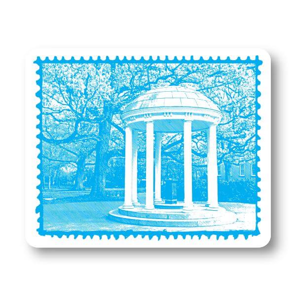 North Carolina Tar Heels Decal - State Shaped Vinyl Decal, 5" X 6", Officially Licensed Car Window Sticker