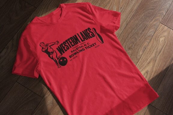 Western Lanes Bowling Shirt – Vintage Raleigh NC Tee SHIRT HOUSE OF SWANK