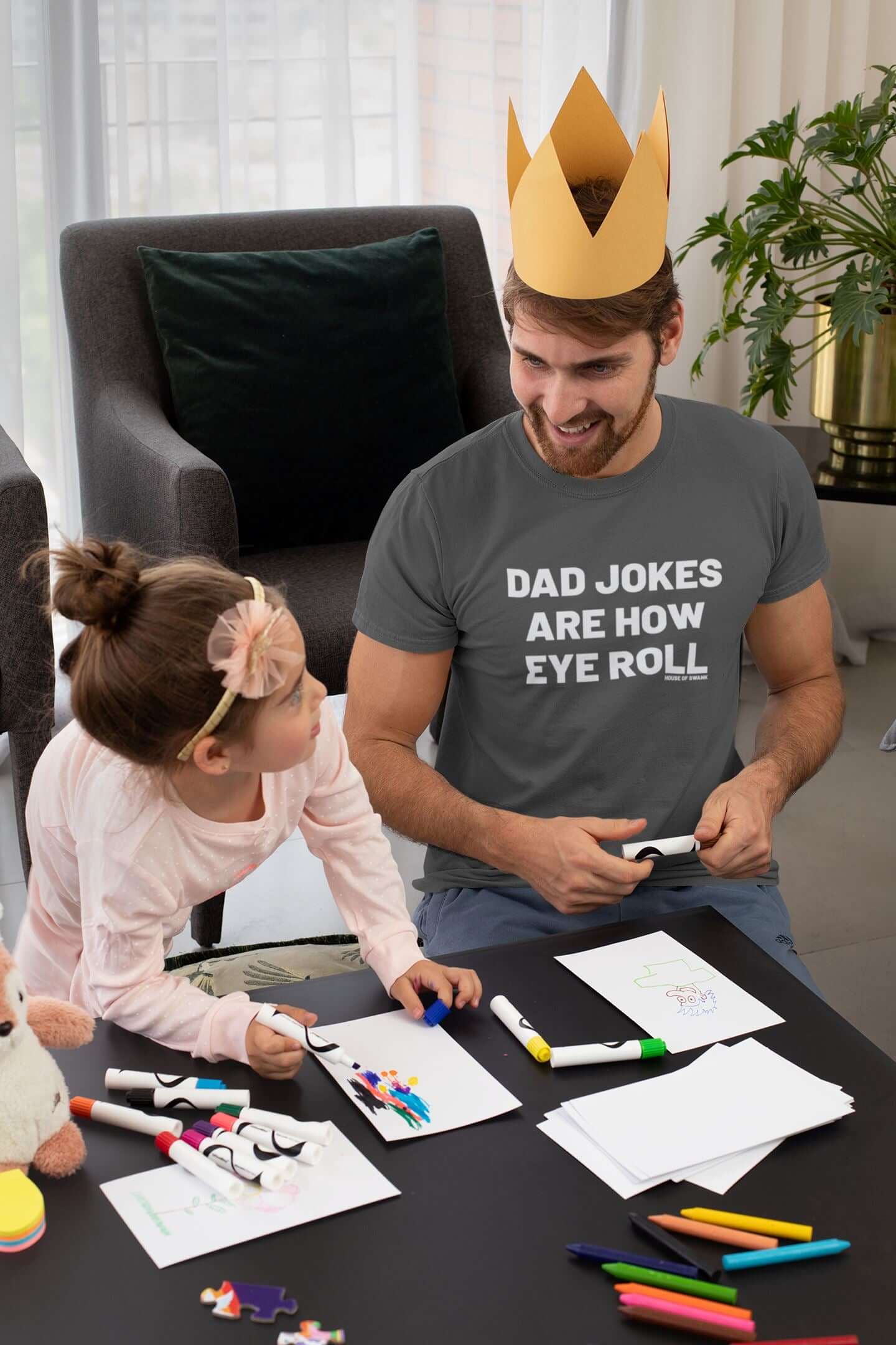 Dad Jokes are how EYE roll Shirt - House of Swank