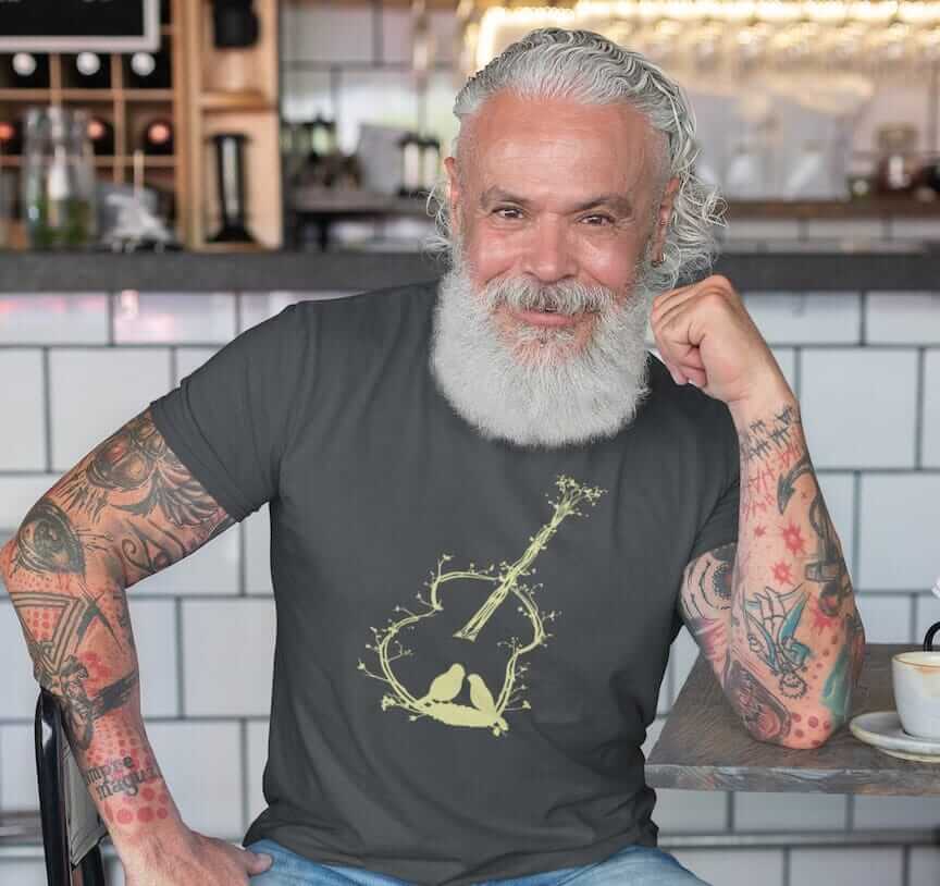 Guitar Bird Nest Shirt - SHIRT - House of Swank Raleigh NC