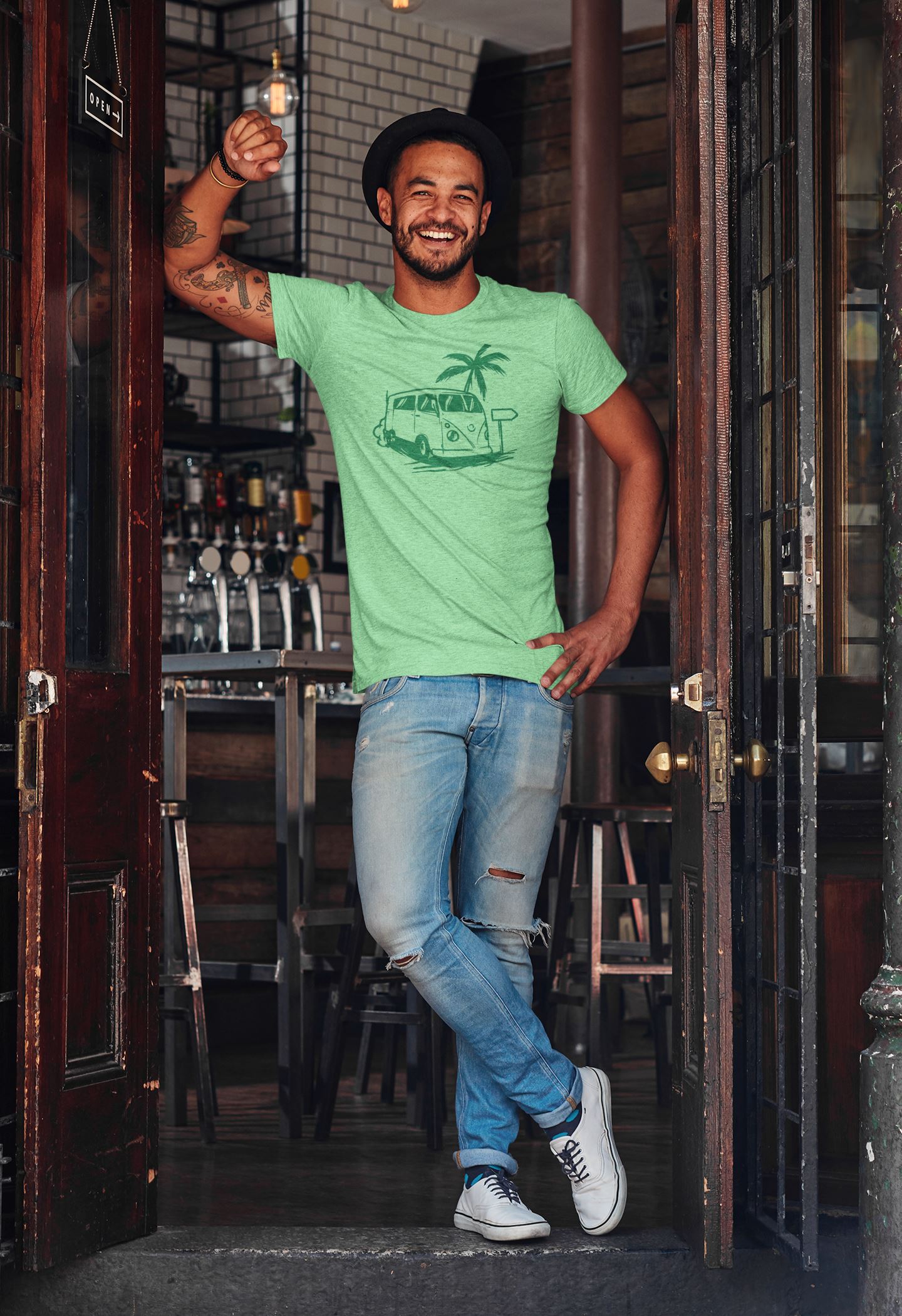 Hippie Retro Van Shirt - House of Swank