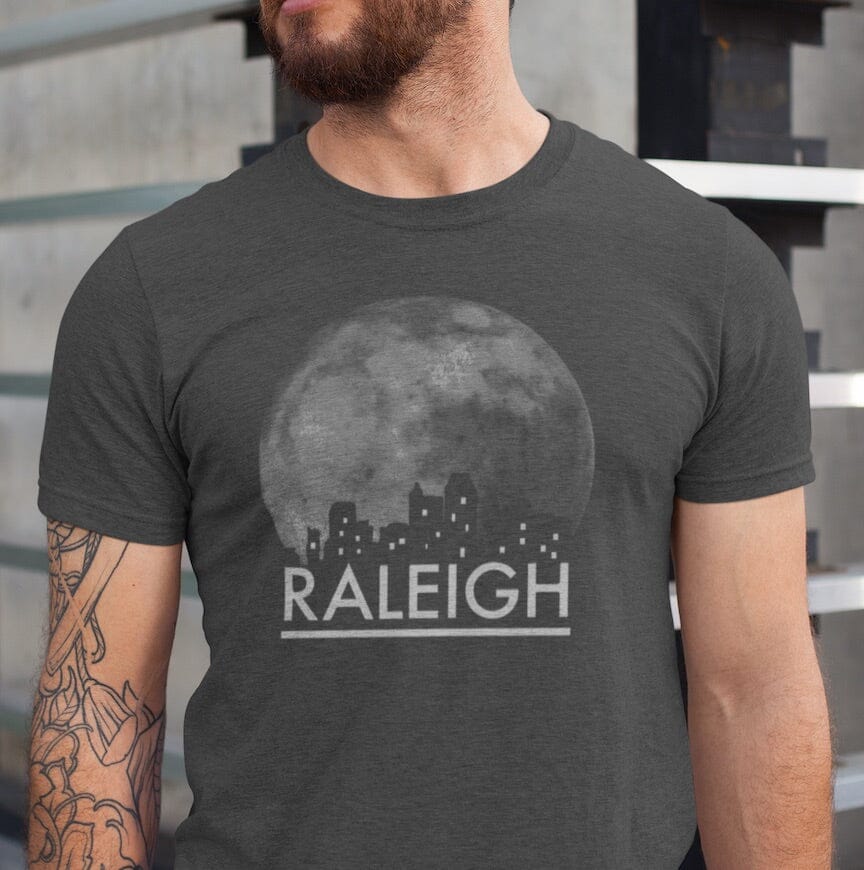 Raleigh NC Full Moon Shirt SHIRT HOUSE OF SWANK