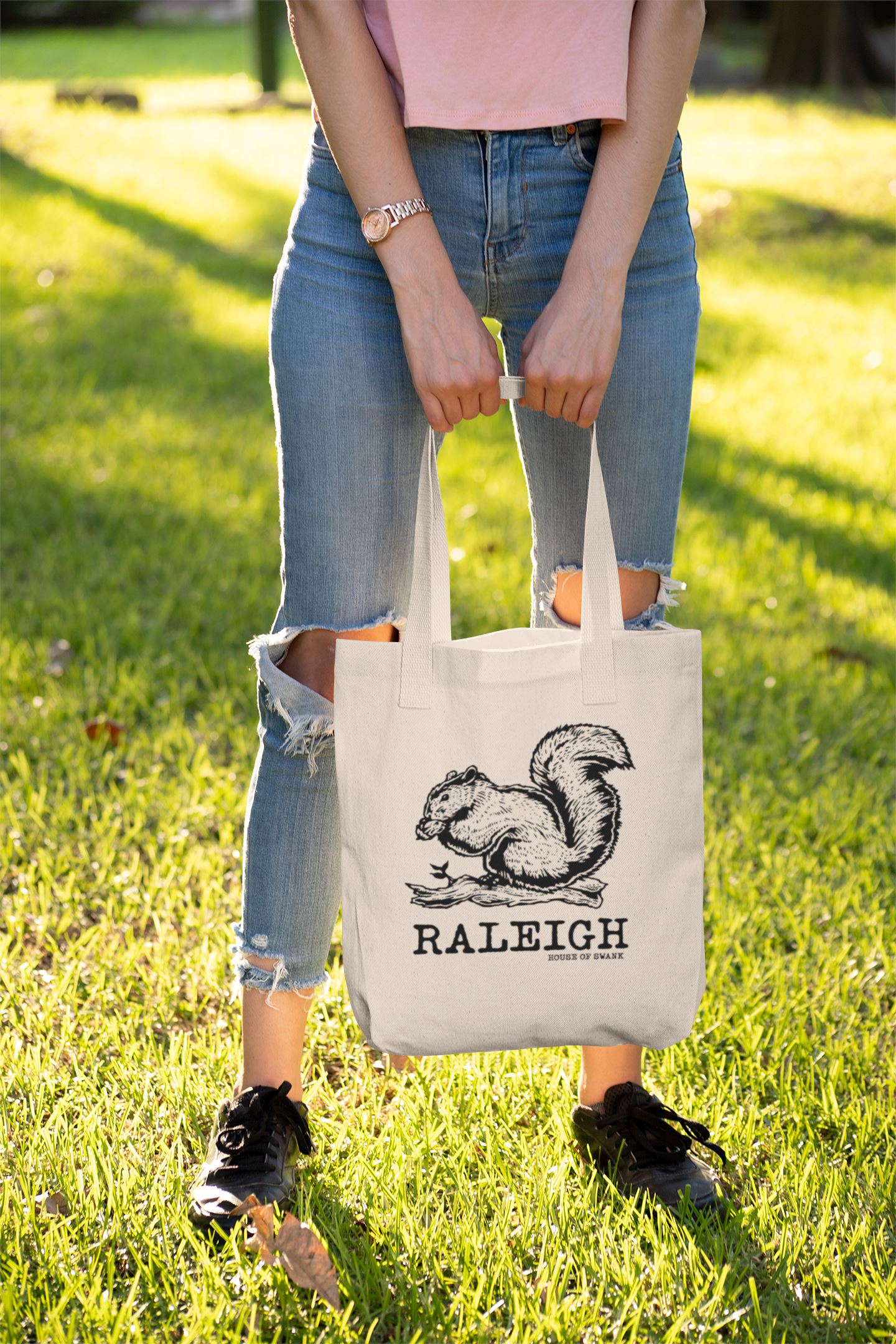 Raleigh Squirrel Tote Bag - House of Swank