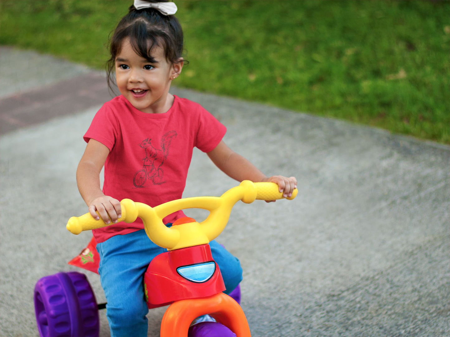 Squirrel Riding Bike Shirt and bodysuit - Kids - House of Swank