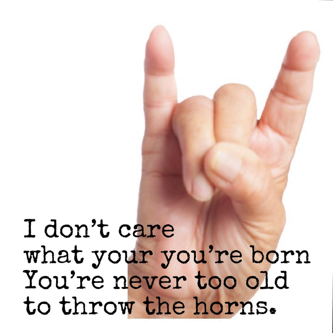 I don’t care
what