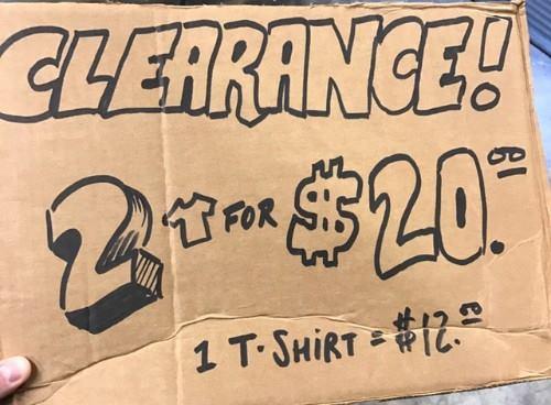 Mother of all Clearance Sales