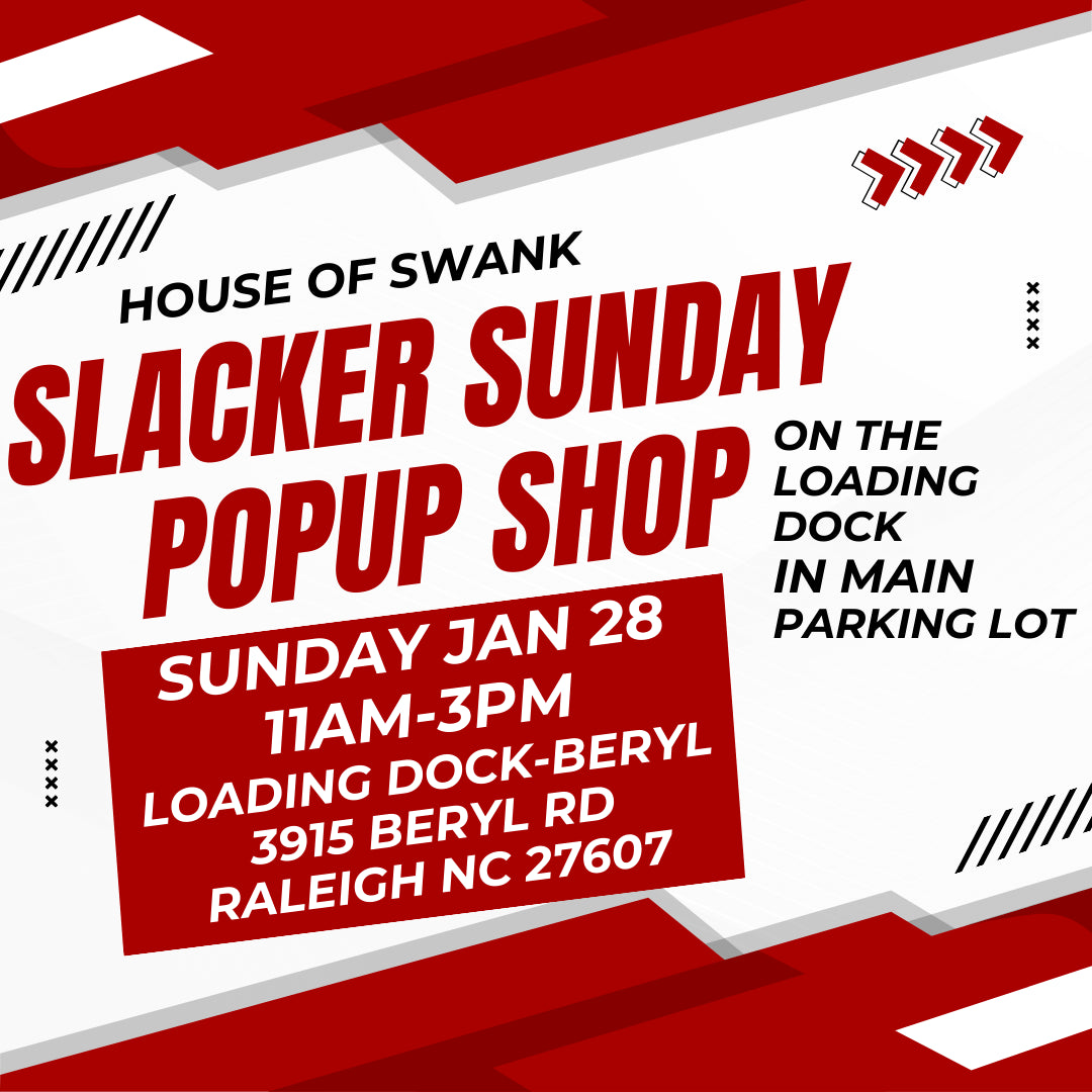 Slacker Sunday PopUP Shop