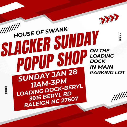 Slacker Sunday PopUP Shop