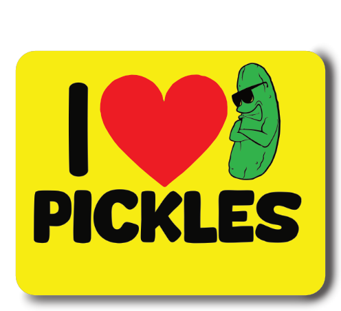 I Heart Pickles Sticker
