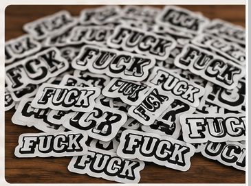 Bag of Fucks – Mini Vinyl Sticker Packs Decorative Stickers HOUSE OF SWANK