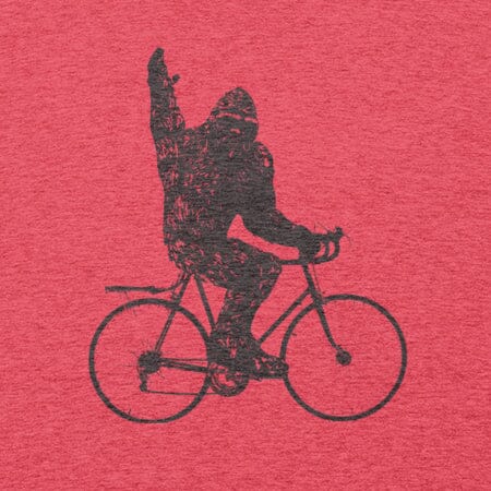 Bigfoot on Bike Shirt SHIRT HOUSE OF SWANK