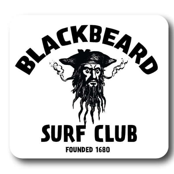 Blackbeard Sticker Blackbeard Surf Club Sticker
