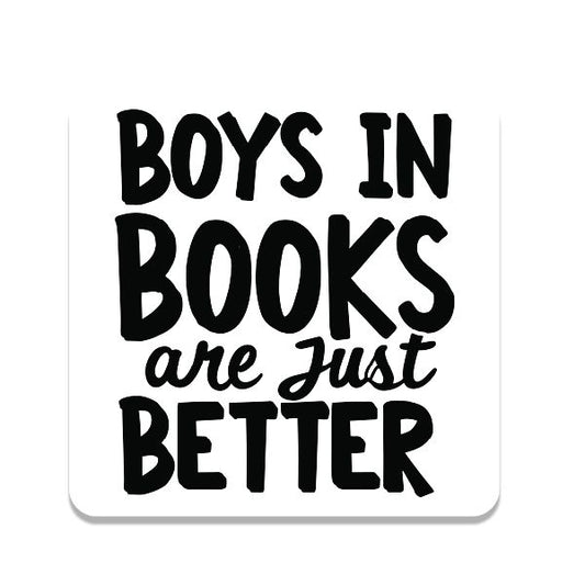 Boys in Books are Just Better Sticker Decorative Stickers HOUSE OF SWANK