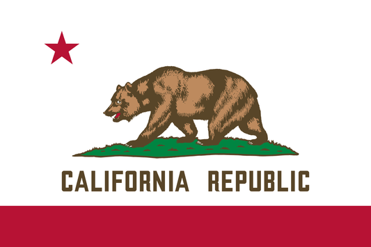 California State Flag Vinyl Sticker Vinyl Stickers House of Swank