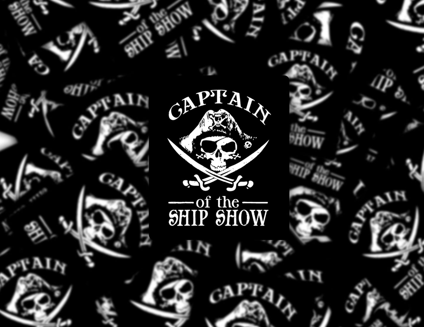 Captain of the Ship Show Sticker Decorative Stickers HOUSE OF SWANK
