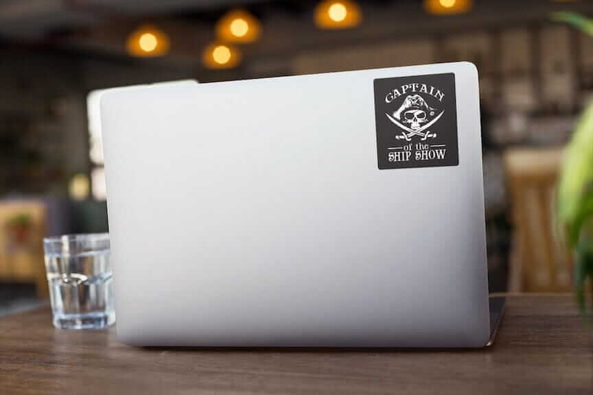 Captain of the Ship Show Sticker