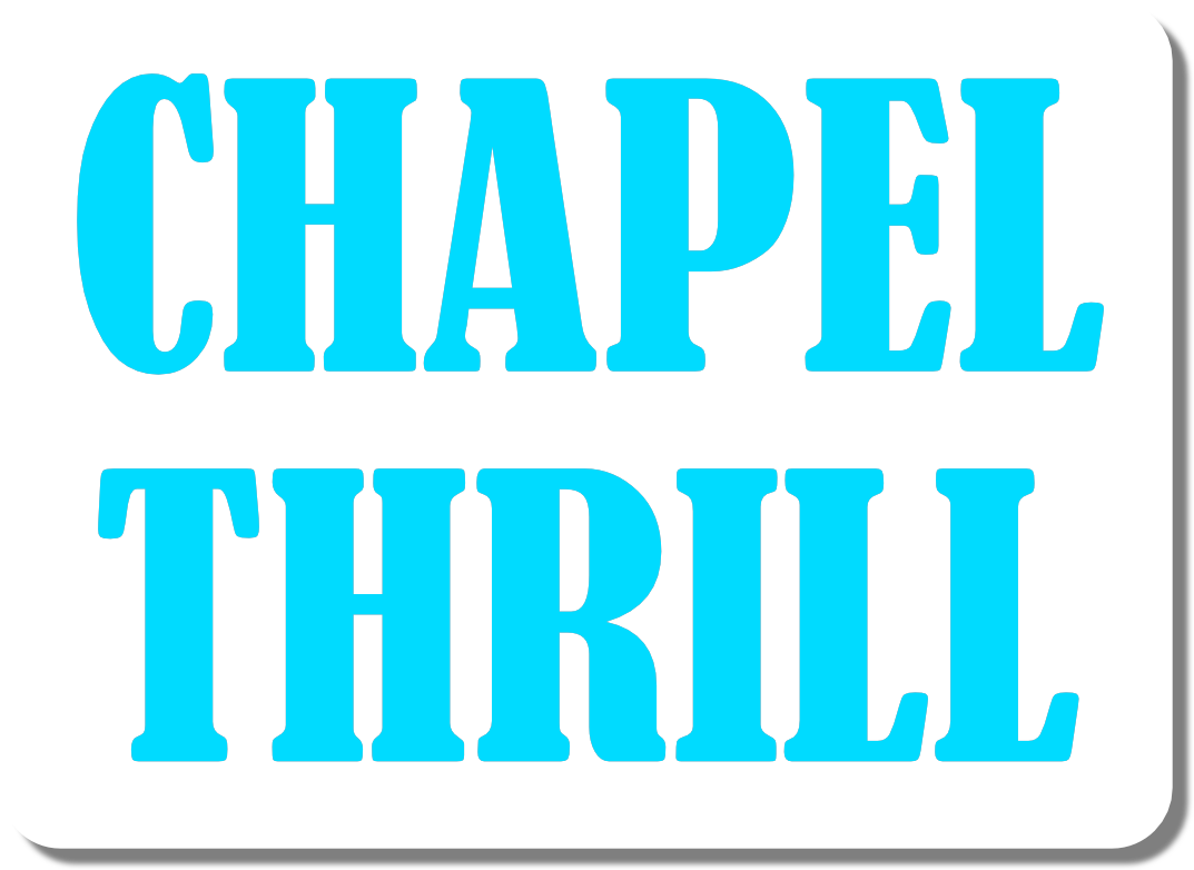 Chapel Thrill Chapel Hill NC Sticker Decorative Stickers HOUSE OF SWANK