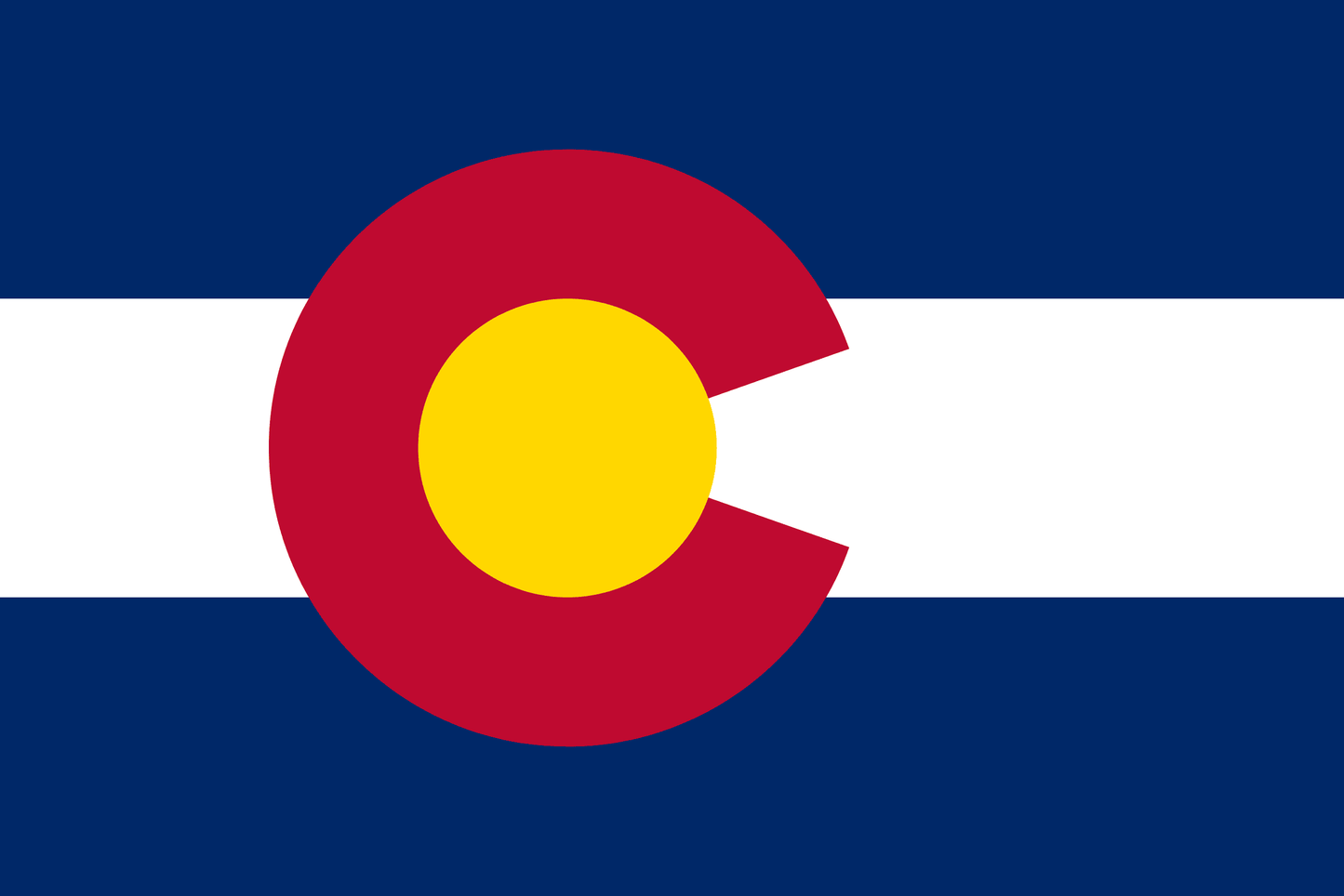 Colorado State Flag Vinyl Sticker Vinyl Stickers House of Swank