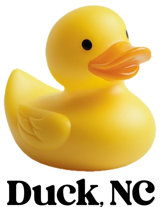 Duck, NC Rubber Ducky Sticker Decorative Stickers HOUSE OF SWANK