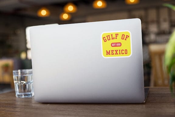 Gulf of Mexico Sticker Decorative Stickers HOUSE OF SWANK