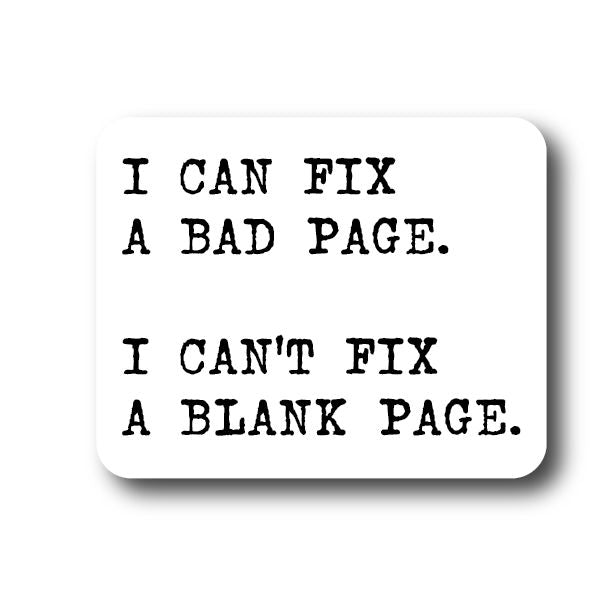 I can fix a bad page sticker Decorative Stickers HOUSE OF SWANK