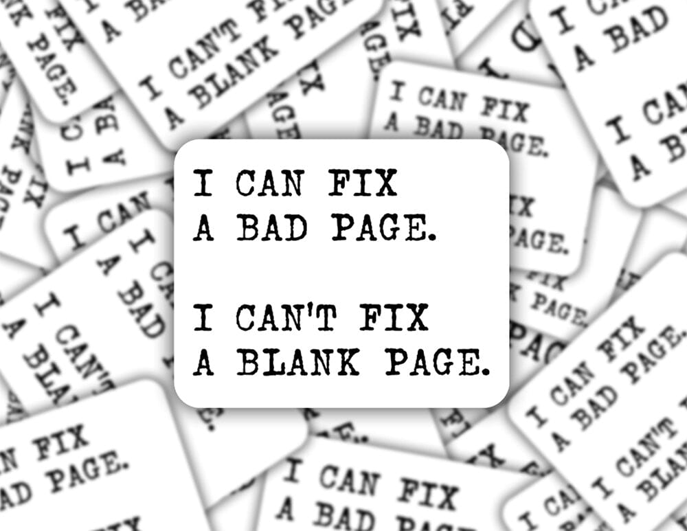 I can fix a bad page sticker Decorative Stickers HOUSE OF SWANK