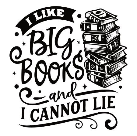 I like big books and I can not lie sticker Decorative Stickers HOUSE OF SWANK