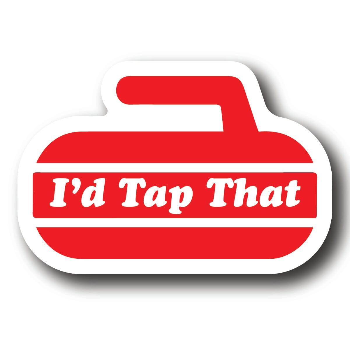 I'd Tap That Olympic Curling Sticker Decorative Stickers HOUSE OF SWANK