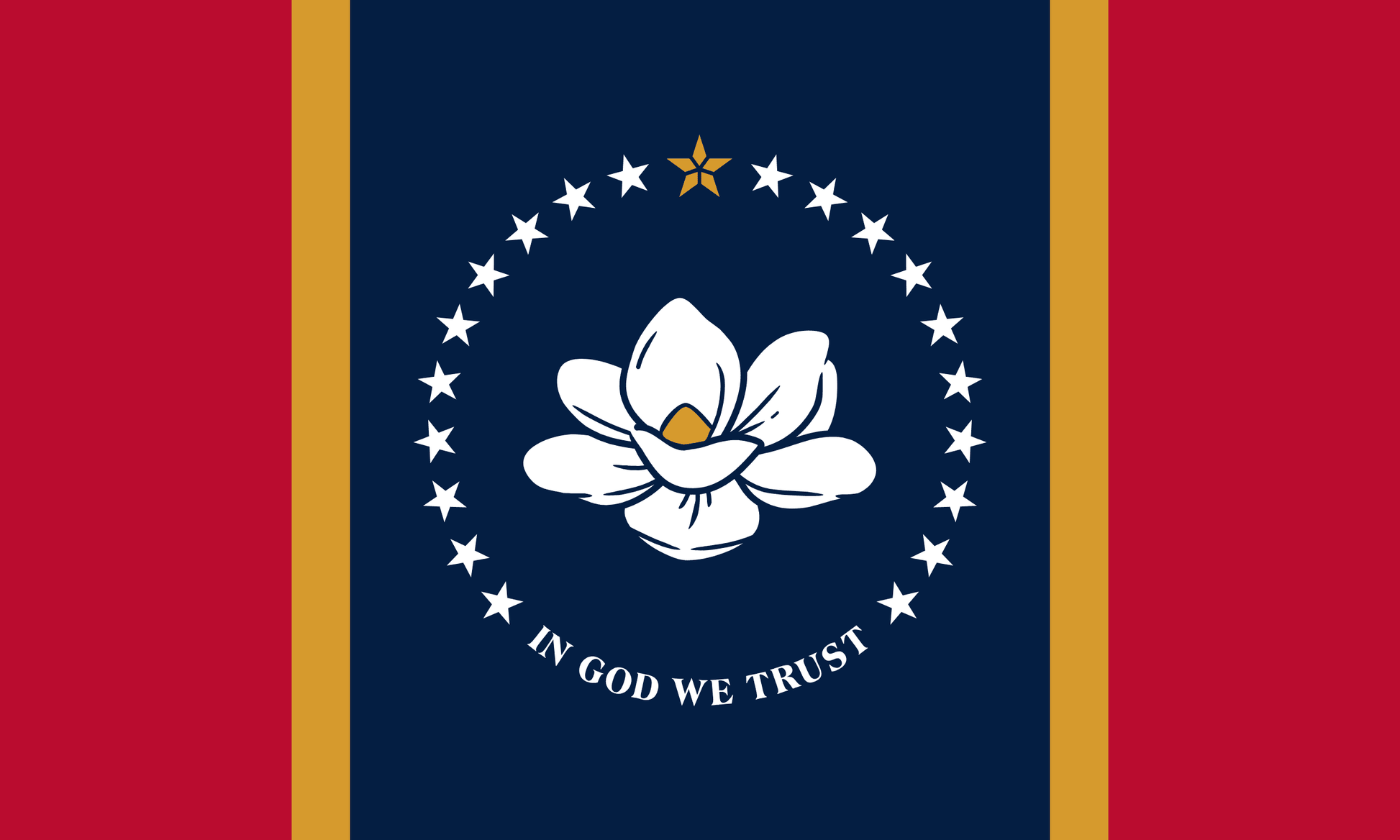 Mississippi State Flag Vinyl Sticker Vinyl Stickers House of Swank