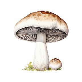 Mushroom Sticker Decorative Stickers HOUSE OF SWANK