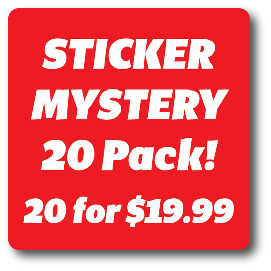 Mystery Sticker 20 Pack Decorative Stickers HOUSE OF SWANK