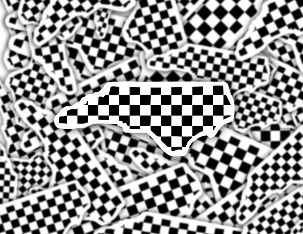 NC Checkerboard Sticker Decorative Stickers HOUSE OF SWANK